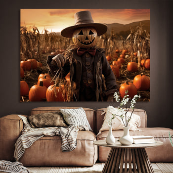 Ljuddämpande tavla - Halloween Canvas Tale
