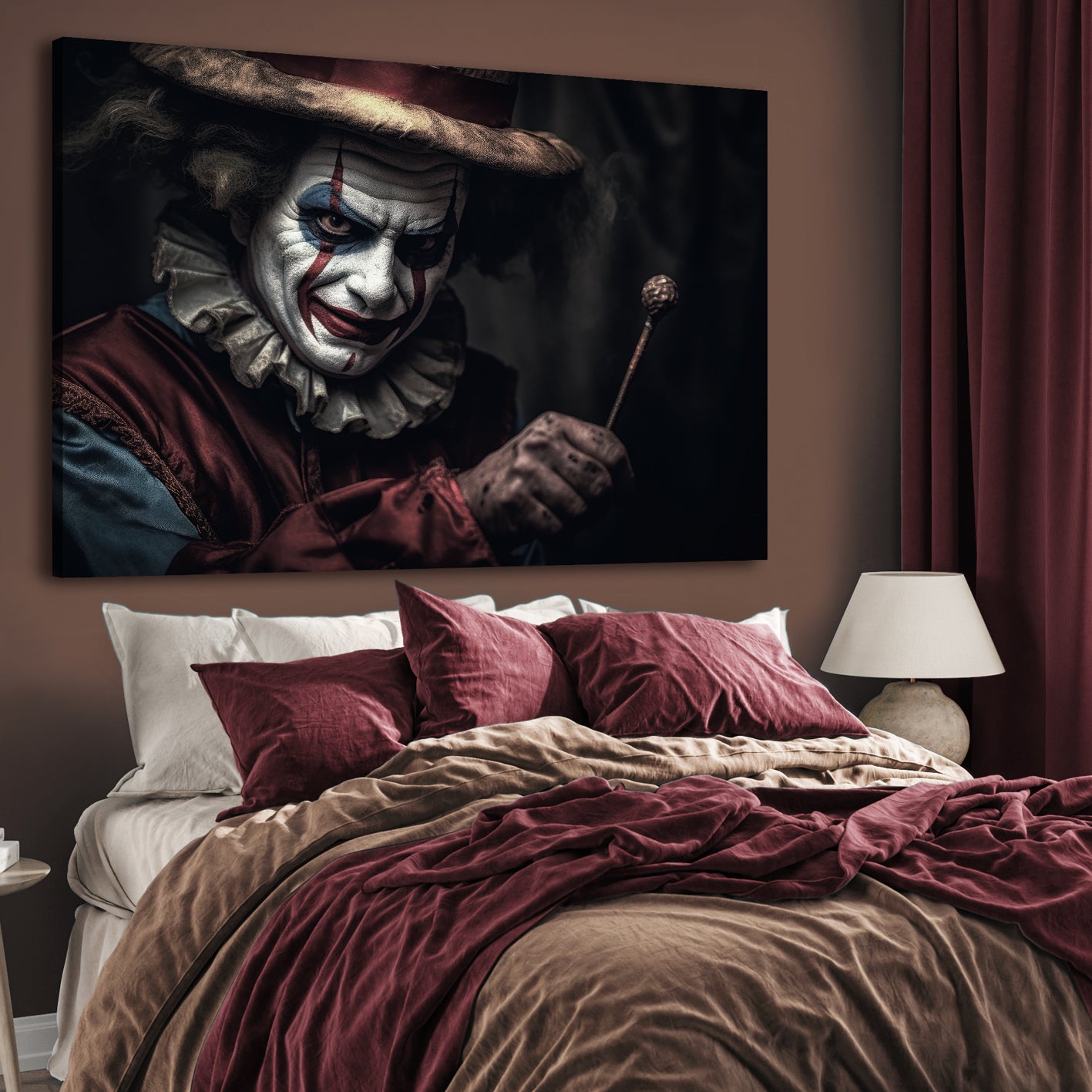 Ljuddämpande tavla - Chilling Joker