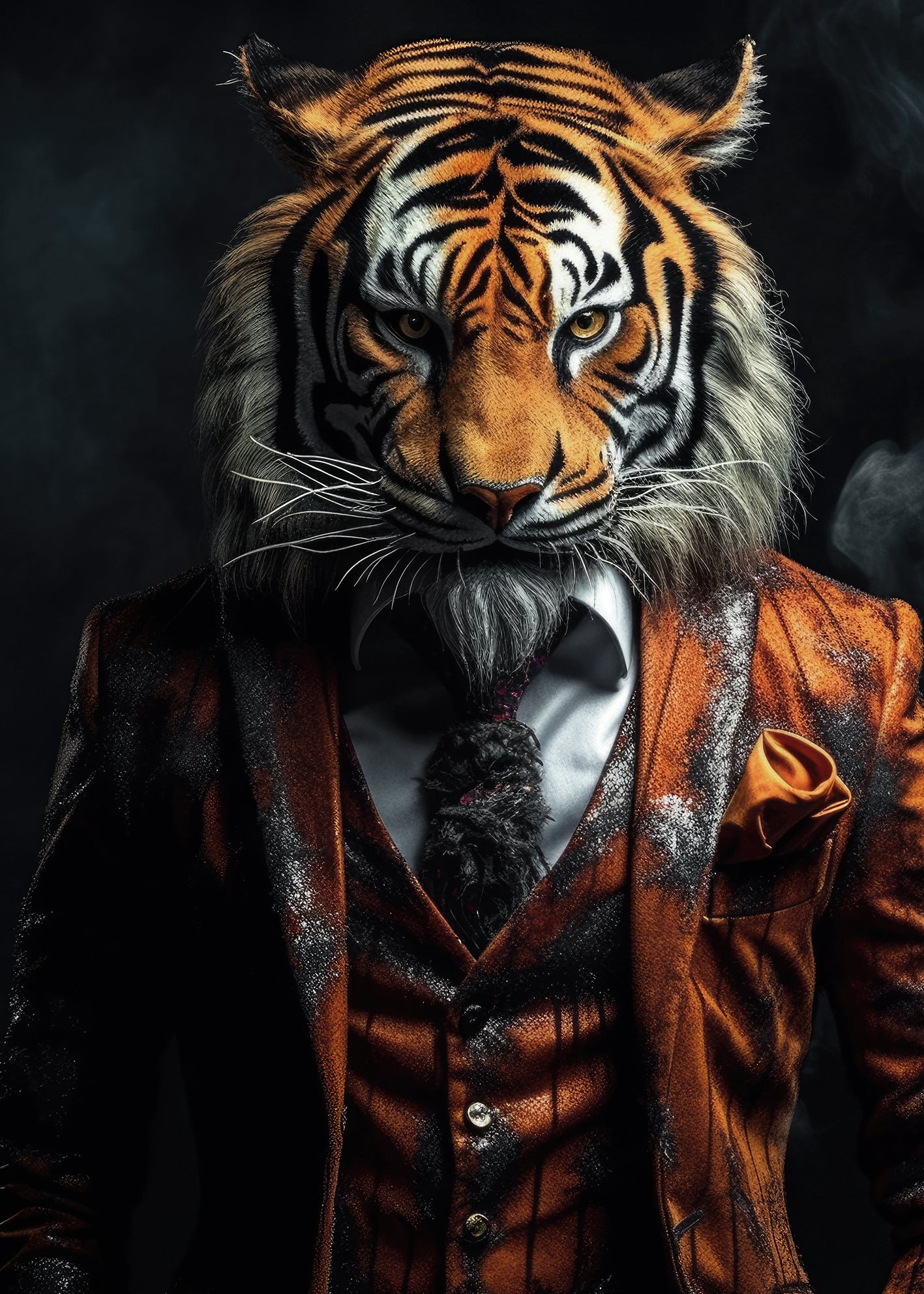 Ljuddämpande tavla - Tiger Man