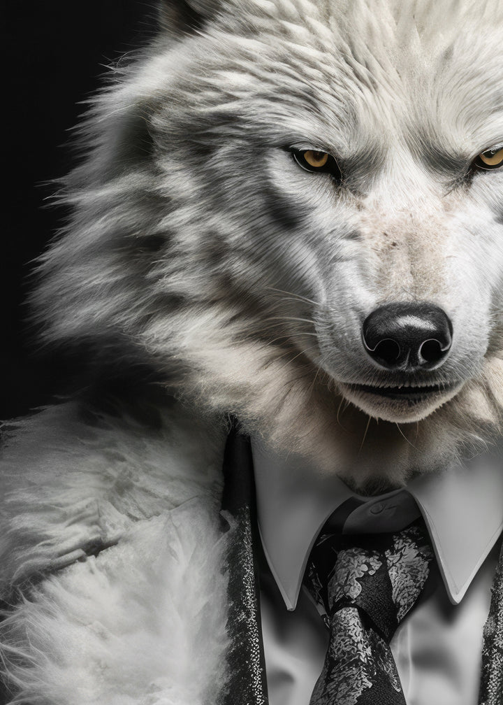 Ljuddämpande tavla - Wolf man