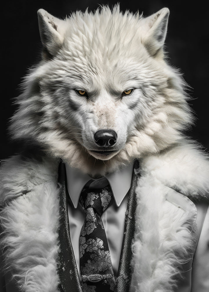 Ljuddämpande tavla - Wolf man