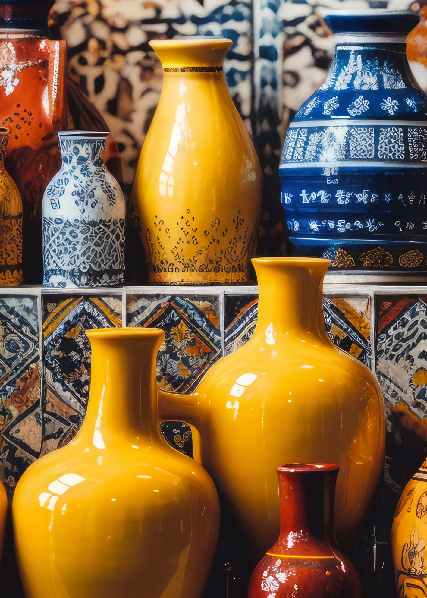 Ljuddämpande tavla - Ceramic Serenity