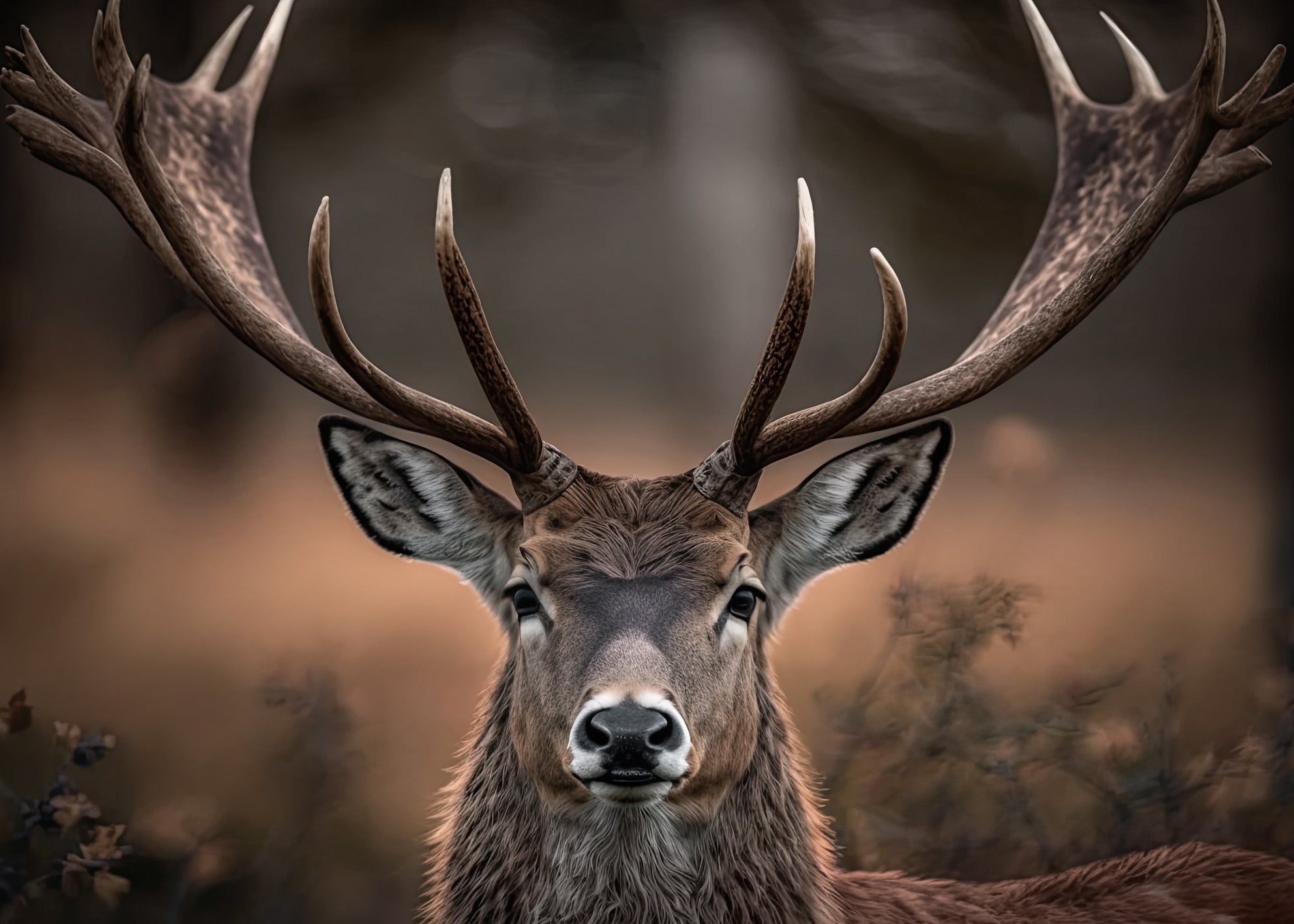Ljuddämpande tavla - Mystic Moorland Stag