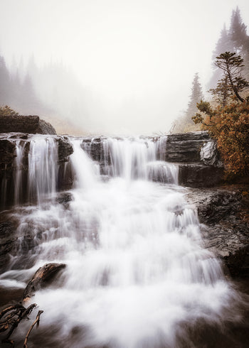 Ljuddämpande tavla - Lovely Waterfall