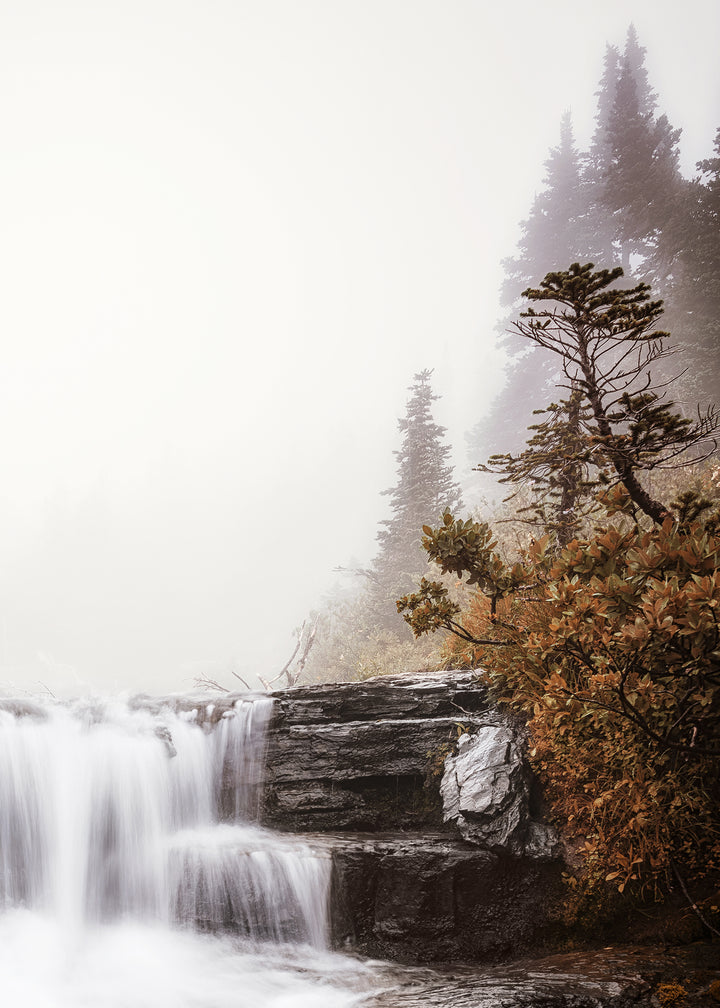 Ljuddämpande tavla - Lovely Waterfall