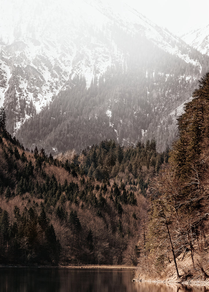 Ljuddämpande tavla - Spring by Mountains