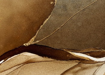 Ljuddämpande tavla - Golden Seams No2