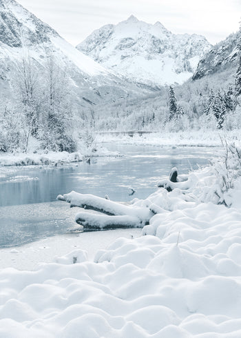 Canvastavla - Cold Scenery