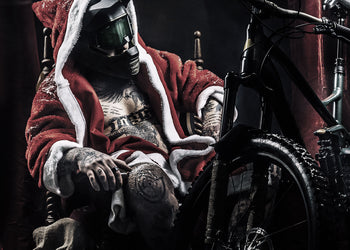 Canvastavla - Santa and his sleigh