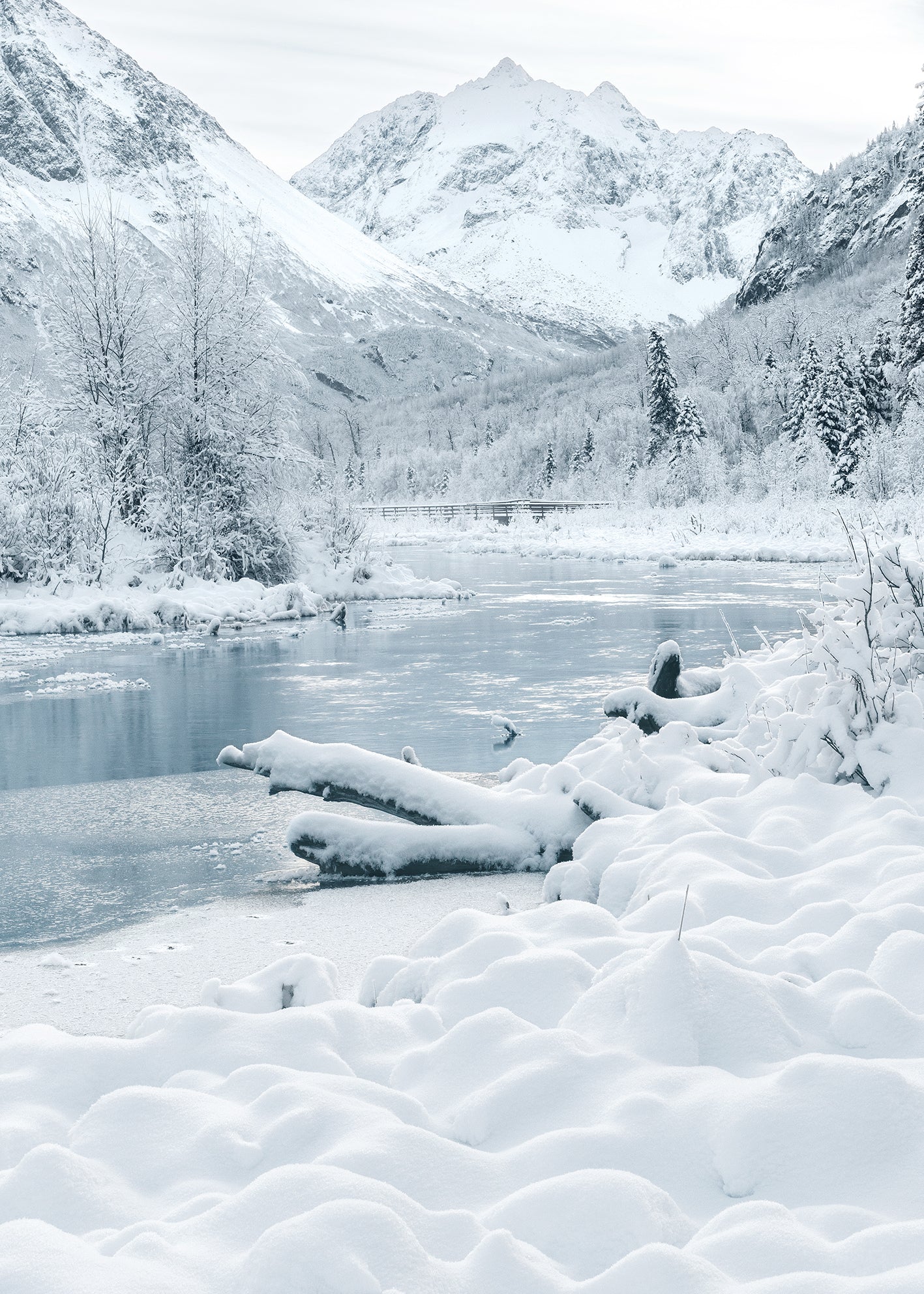 Ljuddämpande tavla - Cold Scenery