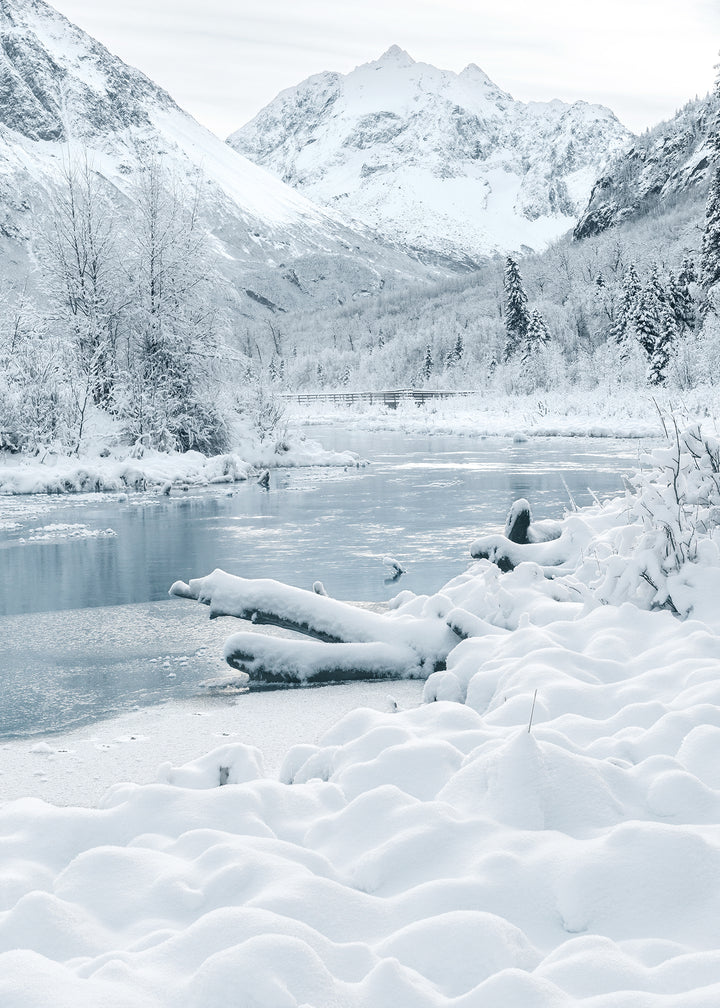 Ljuddämpande tavla - Cold Scenery