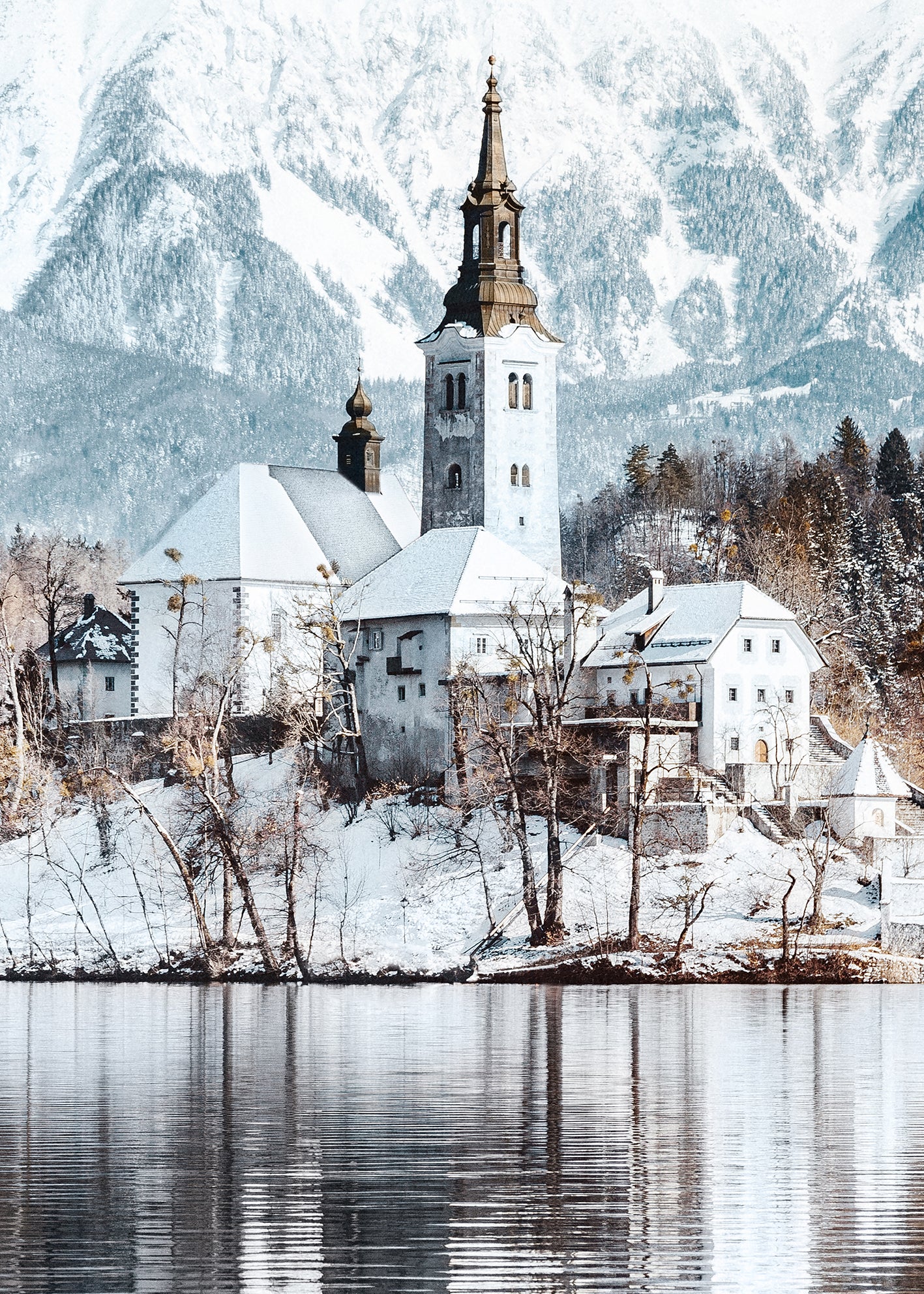 Ljuddämpande tavla - Winter Idyll