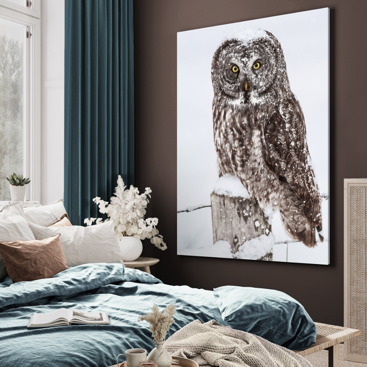 Ljuddämpande tavla - Brown Owl