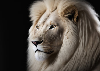 Ljuddämpande tavla - Beige Lion