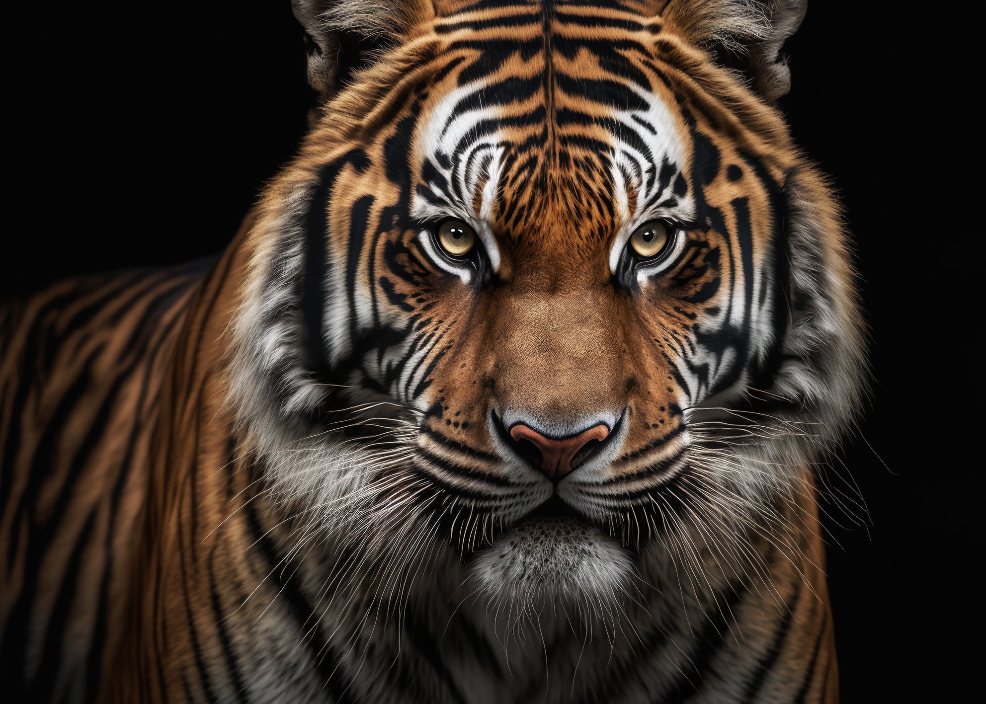Ljuddämpande tavla - Intense Tiger