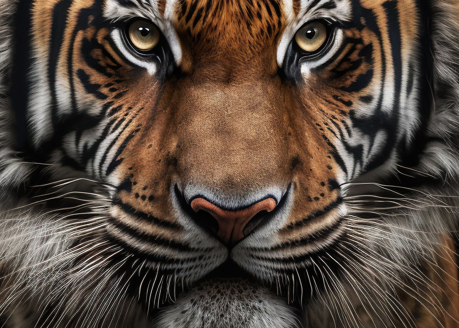 Ljuddämpande tavla - Intense Tiger