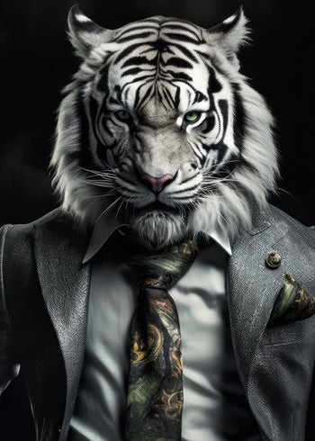 Ljuddämpande tavla - Tiger Boss