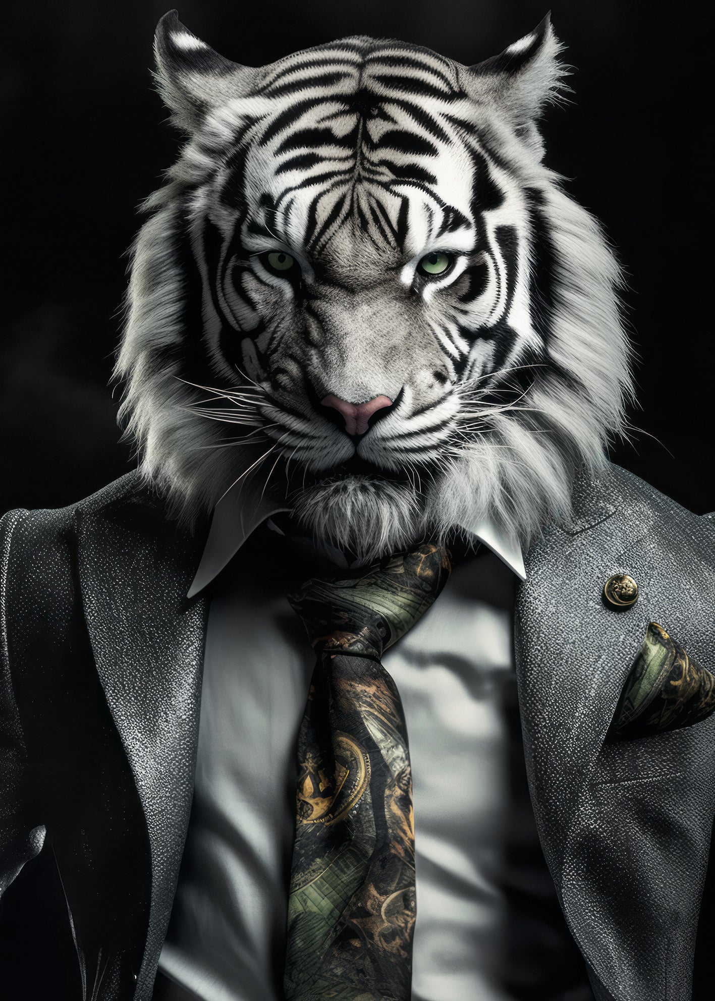 Ljuddämpande tavla - Tiger Boss