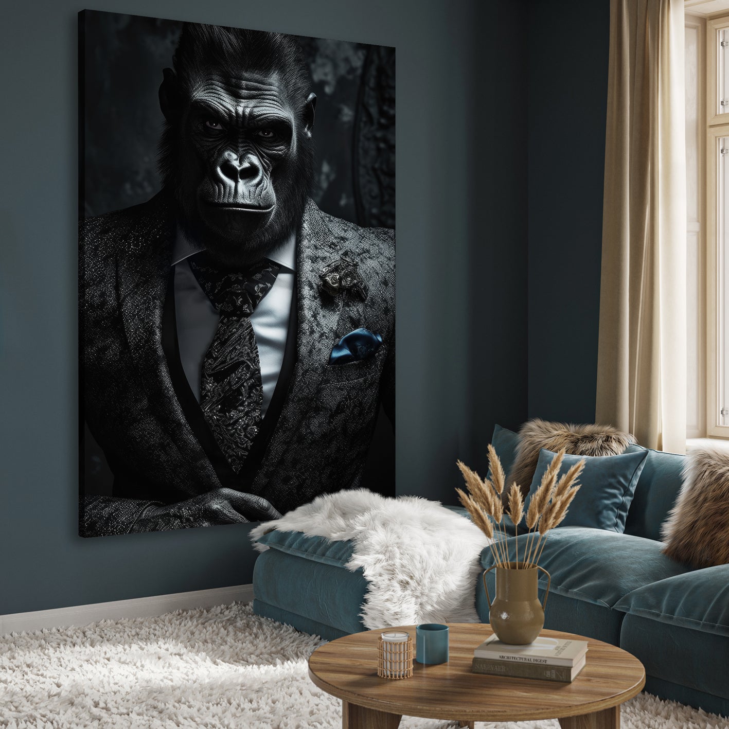 Ljuddämpande tavla - Gorilla Man