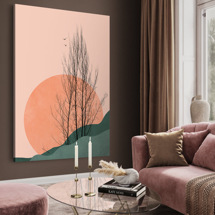 Ljuddämpande tavla - Sunset Serenity
