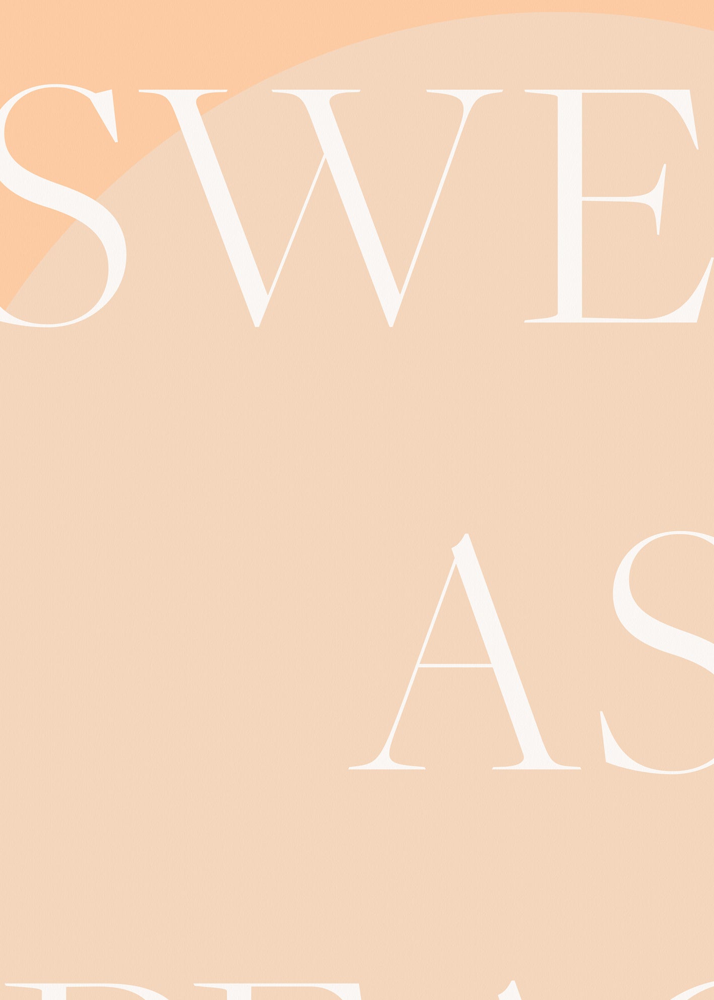 Ljuddämpande tavla - Sweet As Peach