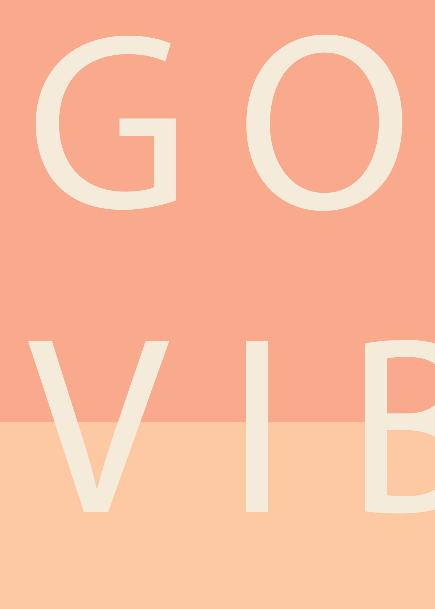 Ljuddämpande tavla - Good Vibes Only