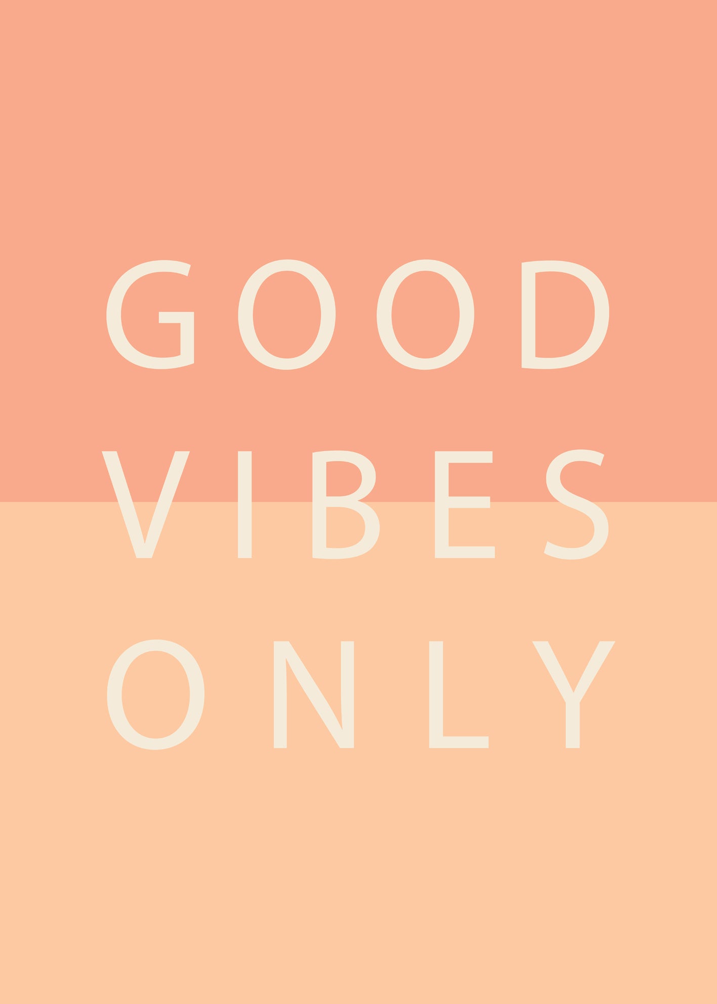 Ljuddämpande tavla - Good Vibes Only