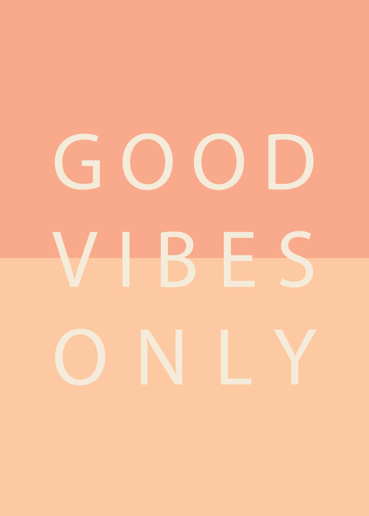 Ljuddämpande tavla - Good Vibes Only