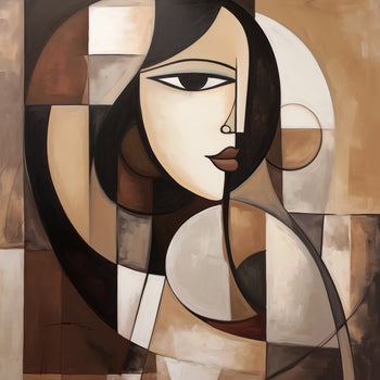 Ljuddämpande tavla - Geometric Gaze