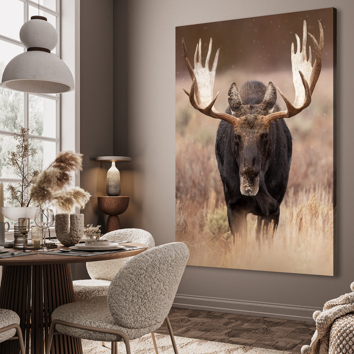 Ljuddämpande tavla - Moose Majesty