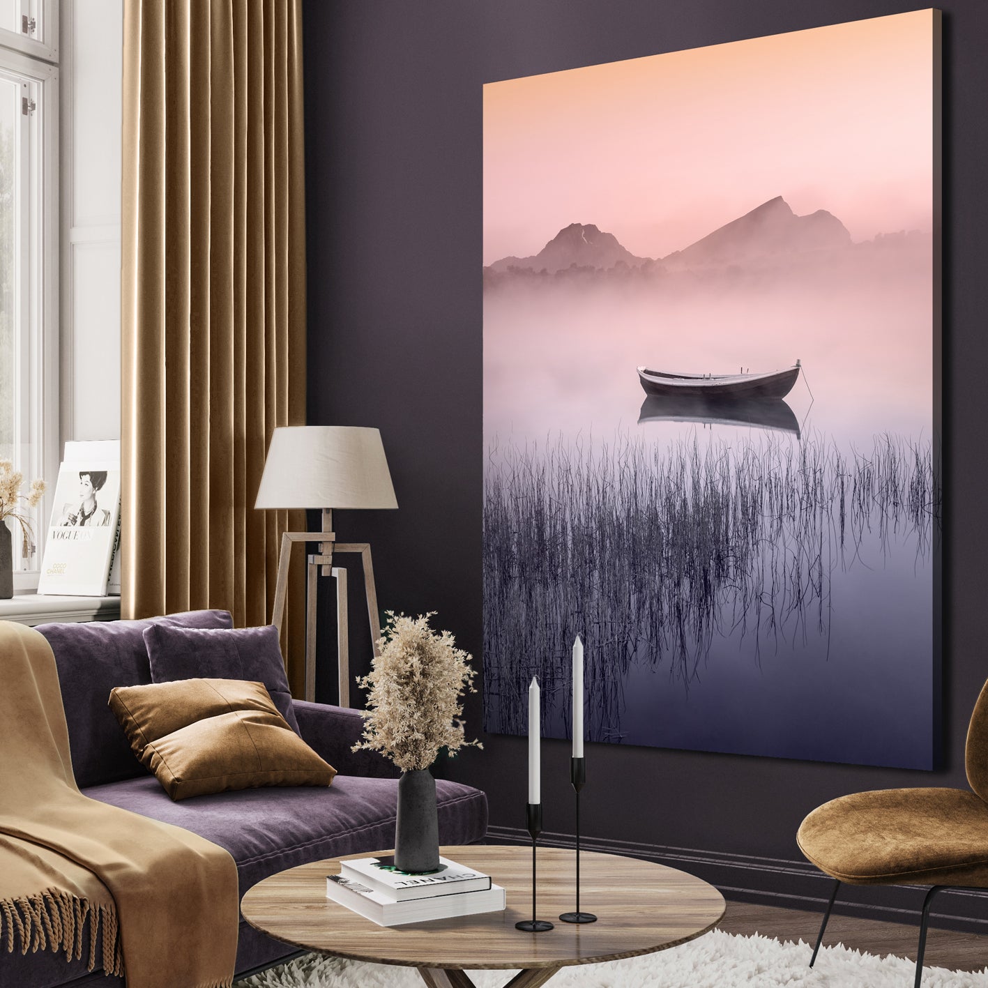 Ljuddämpande tavla - Lofoten Dreams