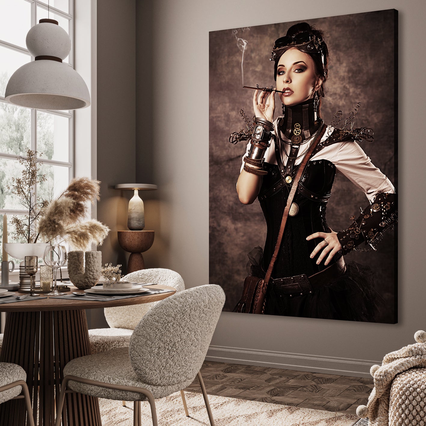Ljuddämpande tavla - Steampunk Seduction
