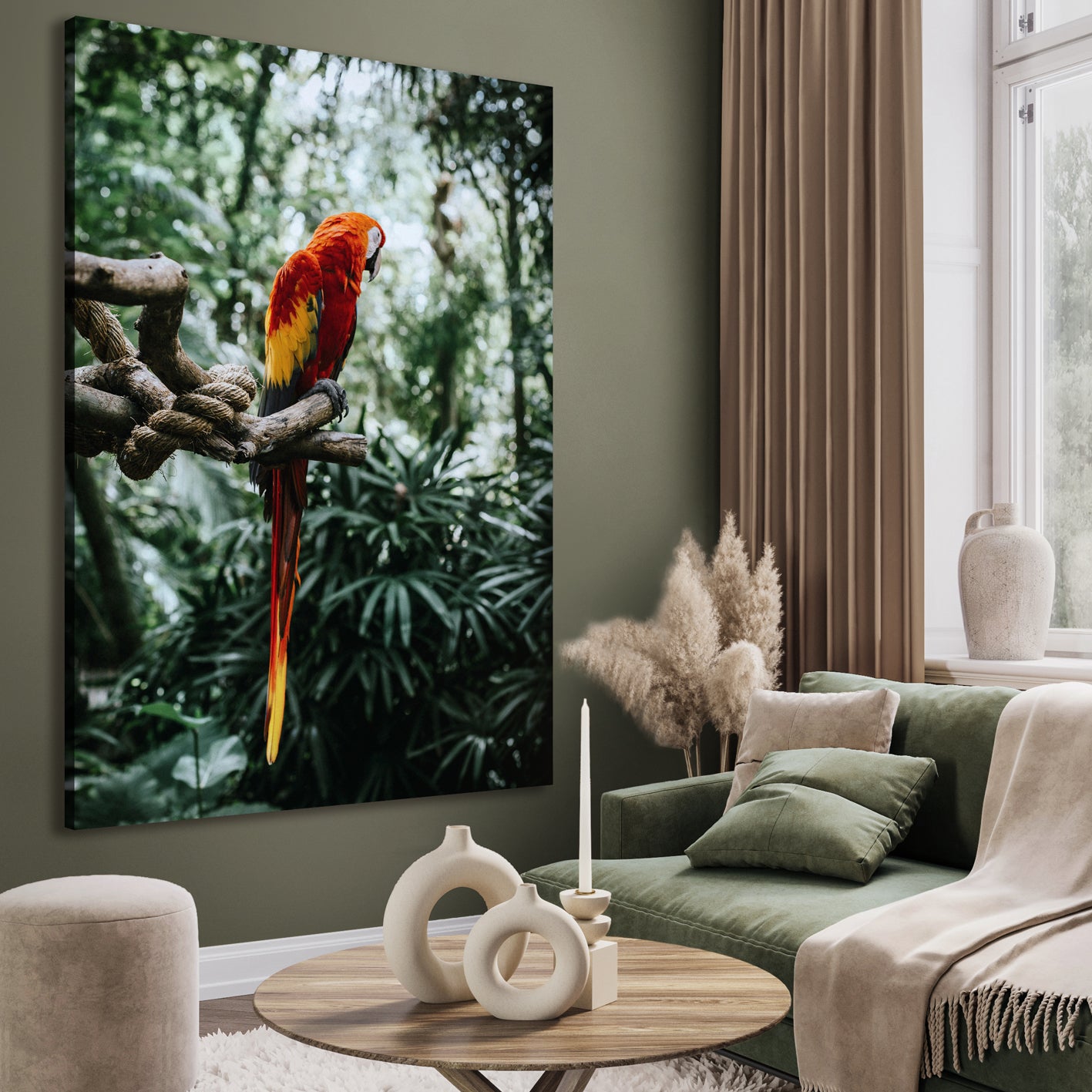 Ljuddämpande tavla - Parrot