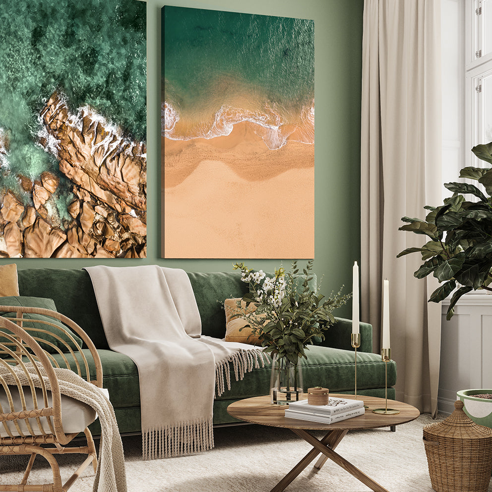 Canvastavla - Ocean Coast