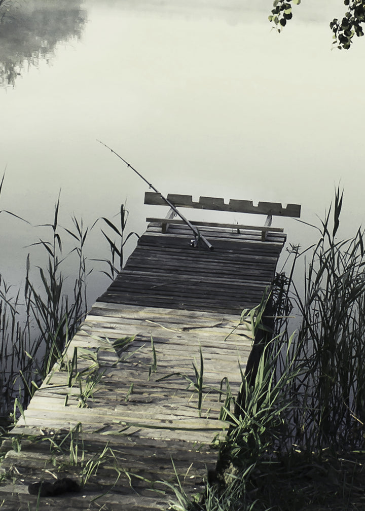 Ljuddämpande tavla - Fishing Bridge