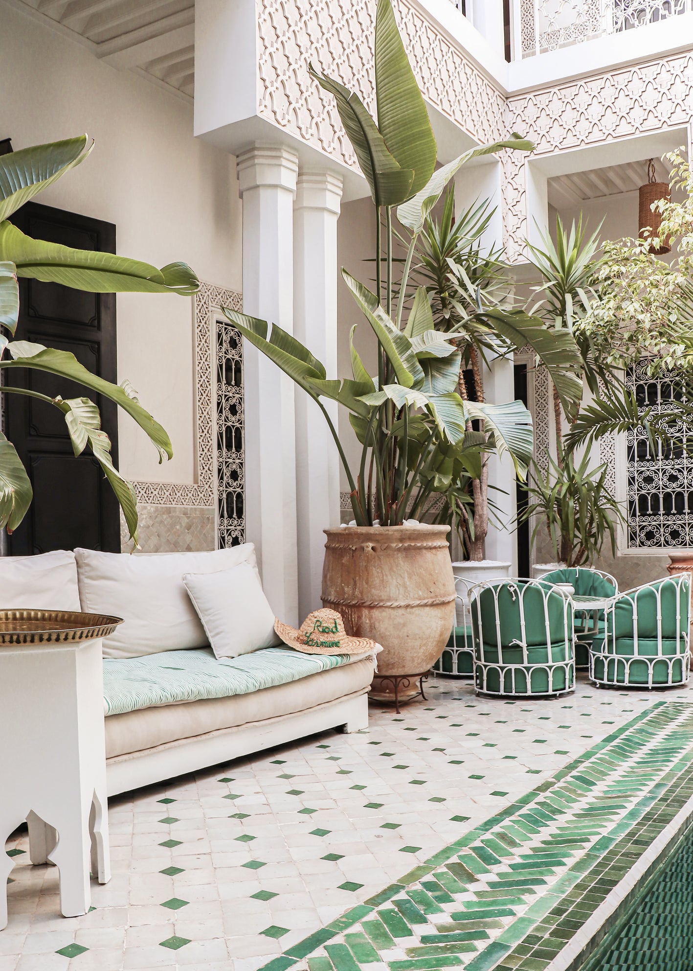 Canvastavla - Tiled Oasis (50X70)