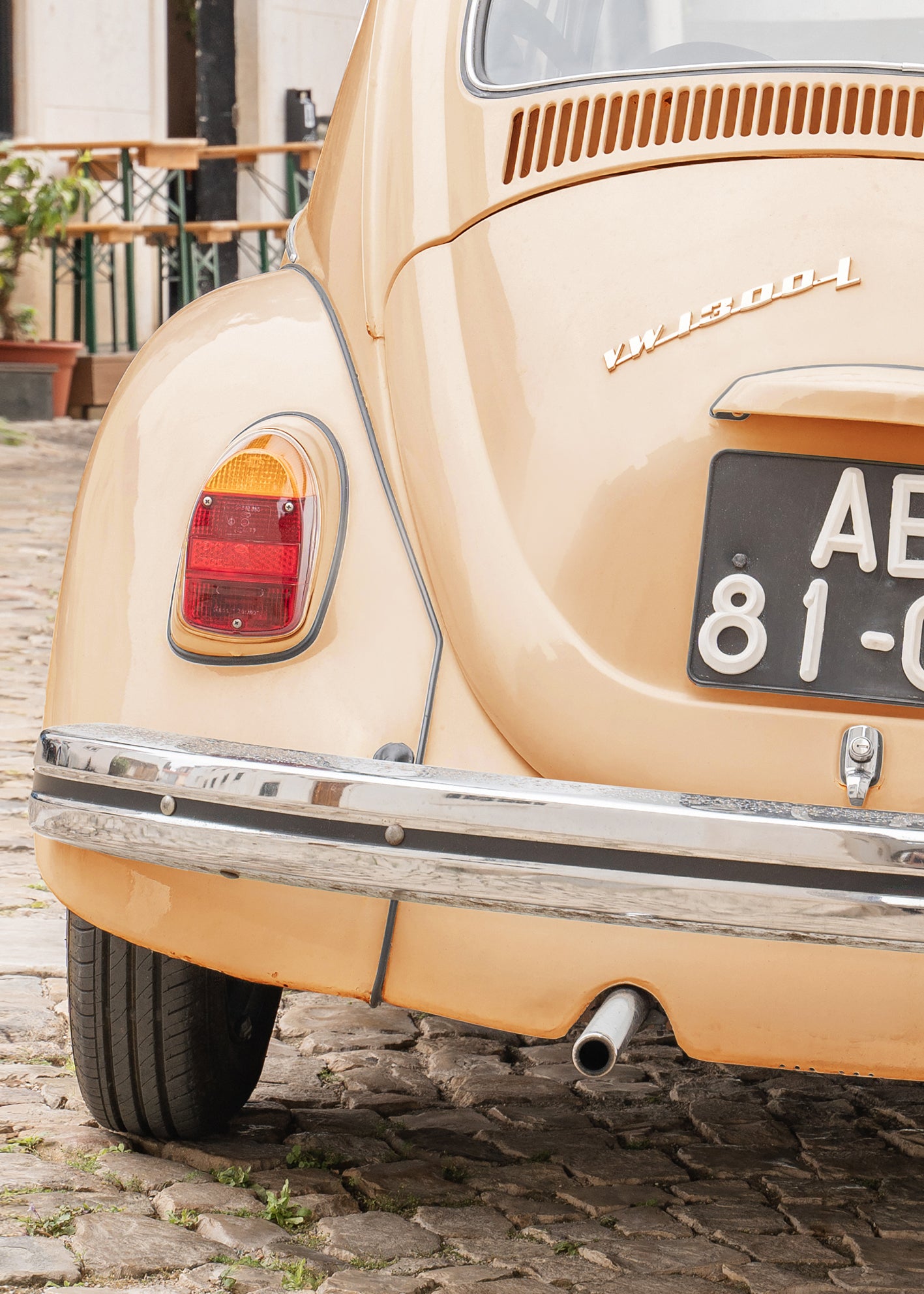 Canvastavla - Vintage Beetle (45x60)