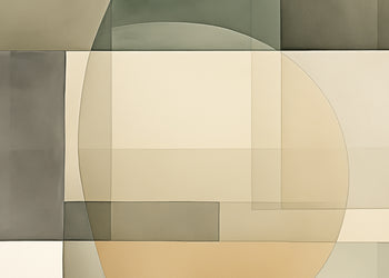 Ljuddämpande tavla - Serenity in Shapes