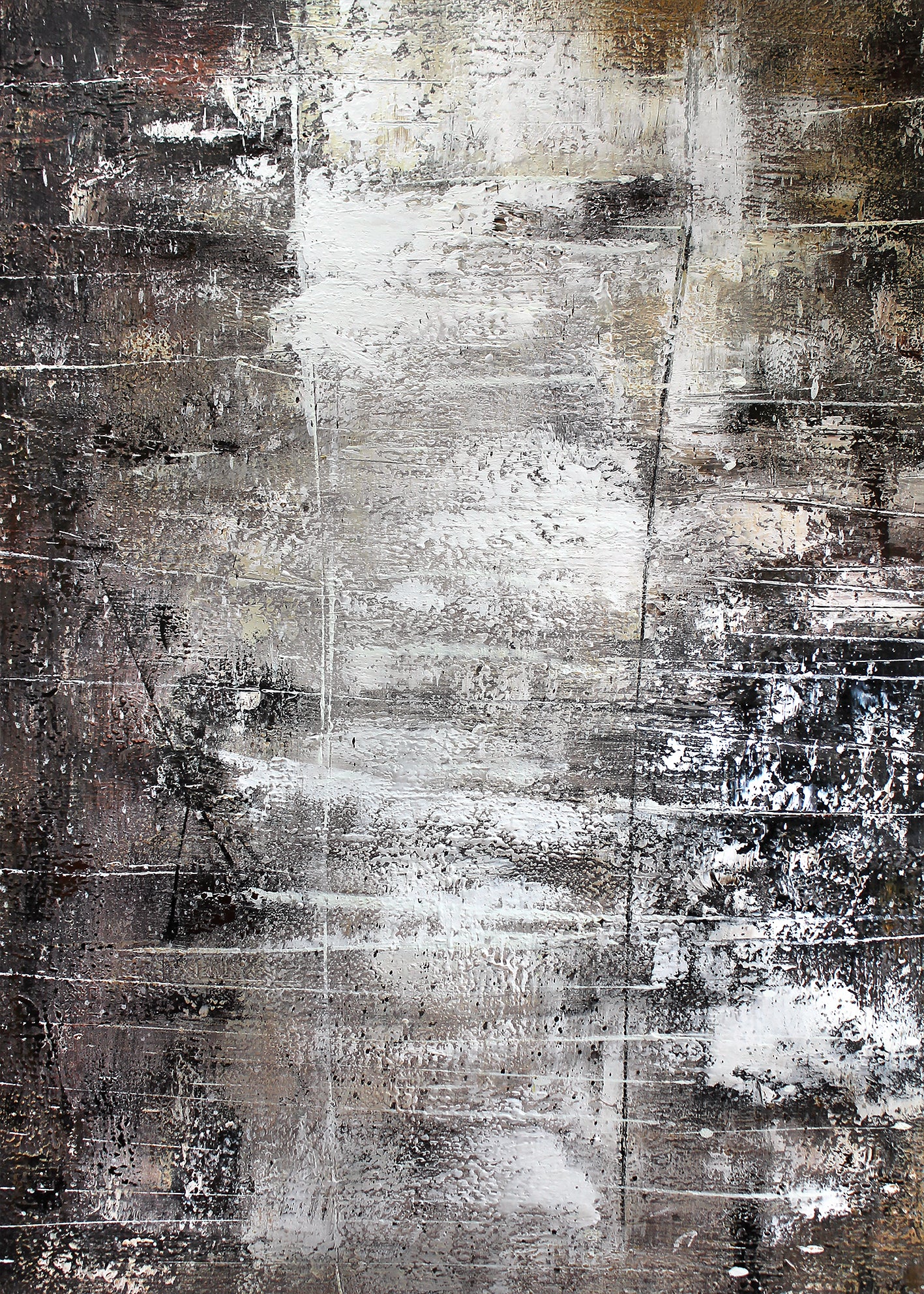 Abstrakt Oljemålning - Hickory (50x70)