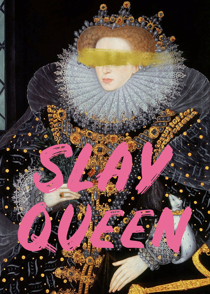 Ljuddämpande tavla - Slay Queen