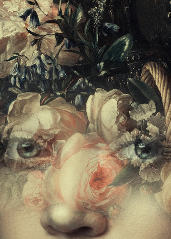Ljuddämpande tavla - Floral Gaze