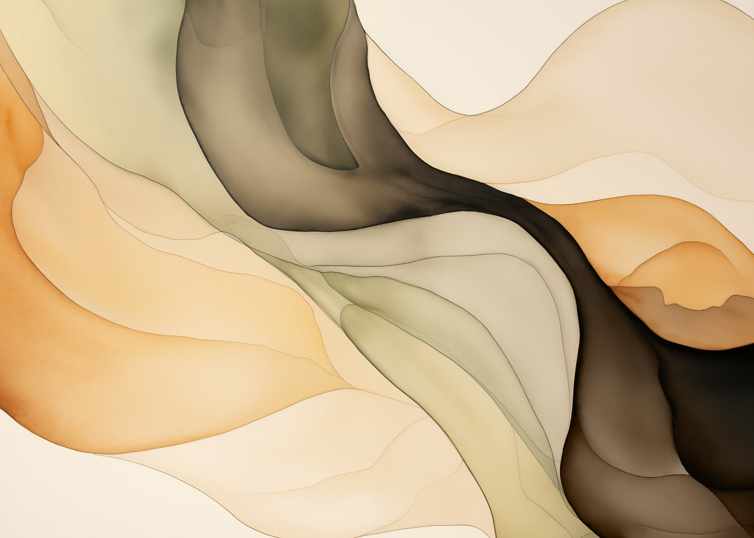 Canvastavla - Ebb and Flow (50x70)