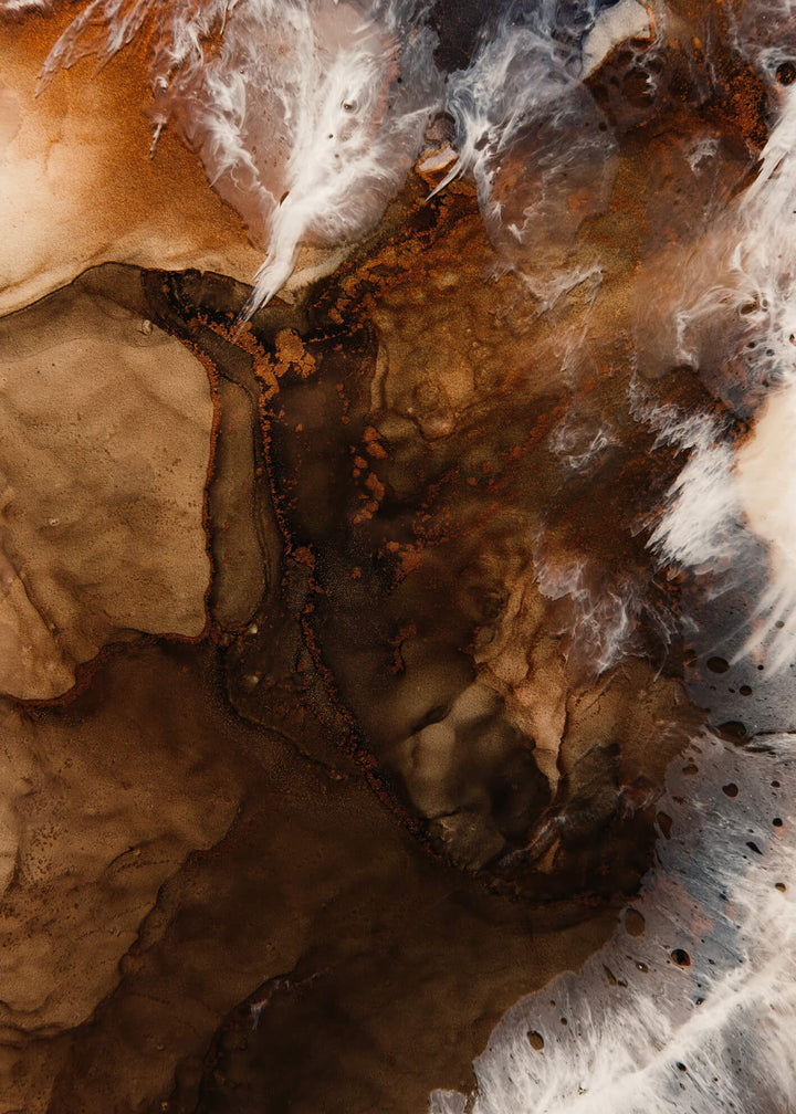 Ljuddämpande tavla - Rust and Flow