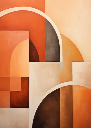 Ljuddämpande tavla - Terracotta Dreams