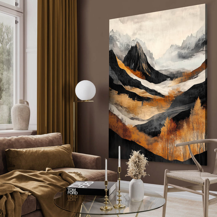 Ljuddämpande tavla - Mountain Glow