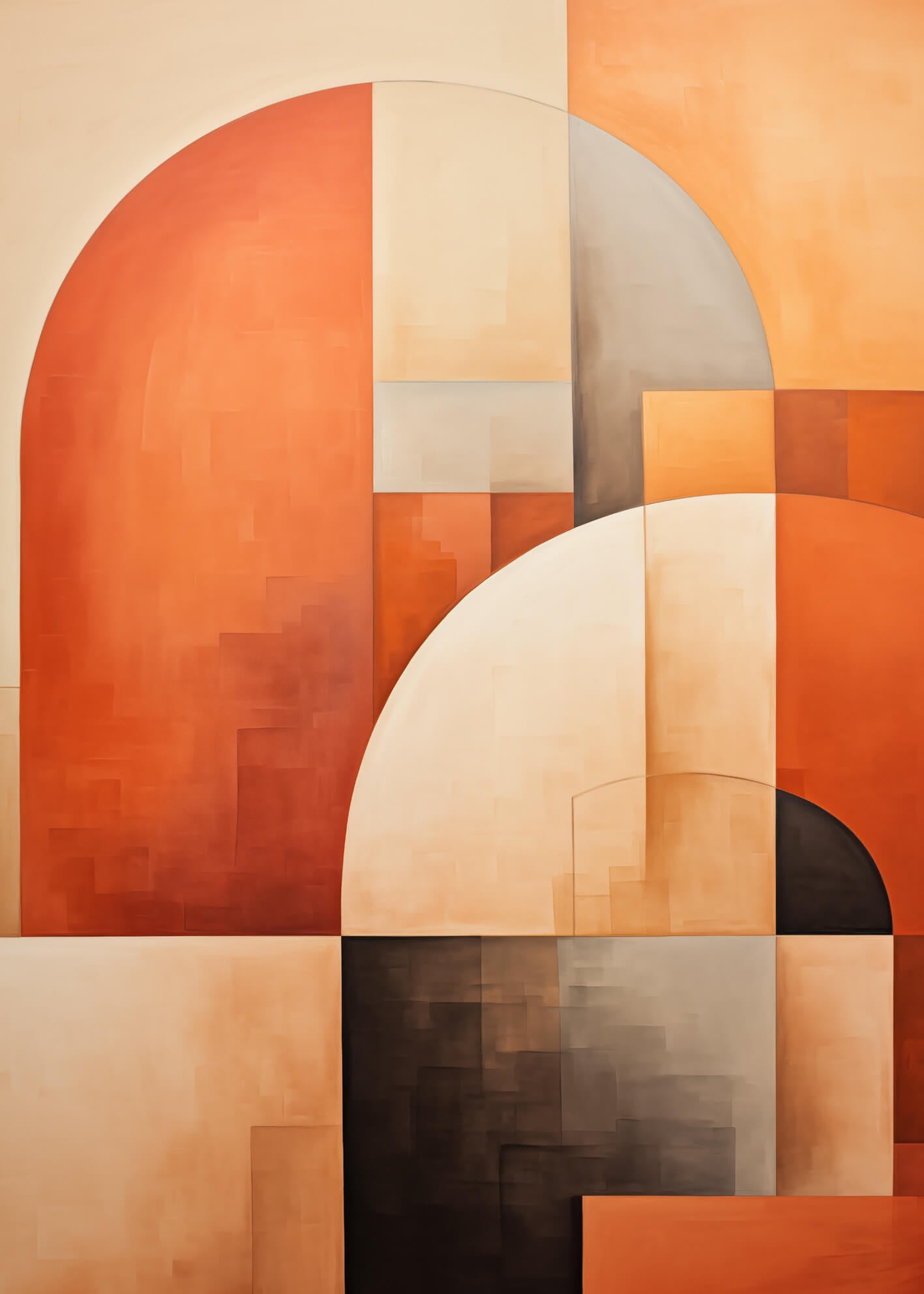 Canvastavla - Warm Perspectives (100X150)