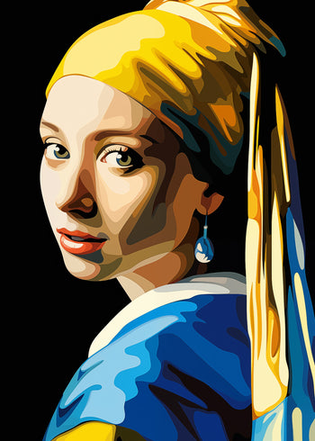 Ljuddämpande tavla  - Vivid Vermeer