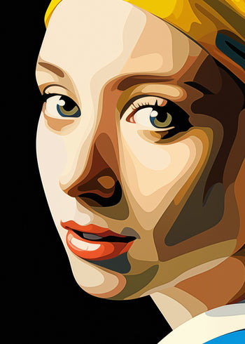 Ljuddämpande tavla  - Vivid Vermeer