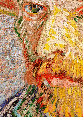 Ljuddämpande tavla - Self-Portrait with a Straw Hat