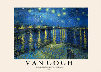 Ljuddämpande tavla - Starry Night Over the Rhône